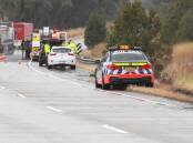 The scene of a fatal truck crash in the Riverina early last year. Photo by Les Smith.