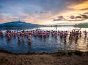 The sixth annual Ian Lindeman memorial Winter solstice swim. Canberras 2022 Winter solstice nude charity swim raised over $150,000 for Lifeline. Picture: Karleen Minney.