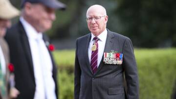 You have to wonder why Governor-General David Hurley decided to appear in that footage. Picture: Keegan Carroll. 