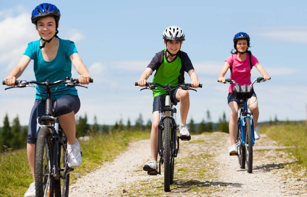 Children cycling. Picture: ACM File Image