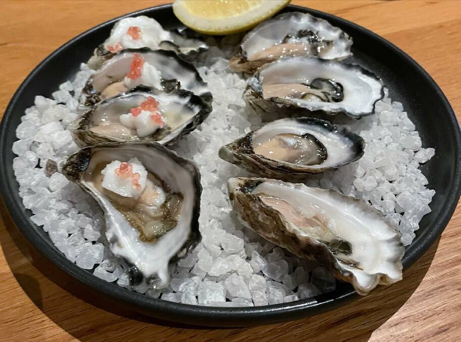 Oysters at Lotus Restaurant, Sydney