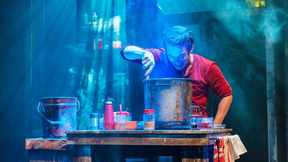 George stirs his marvellous medicine in the stage show on at the Merrigong Theatre Company