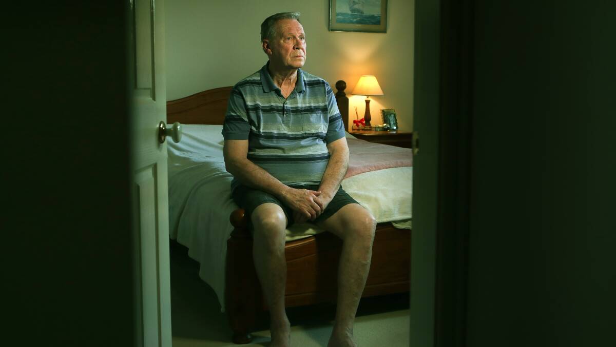 Geoff Walls, an asbestosis sufferer. Picture: Sylvia Liber