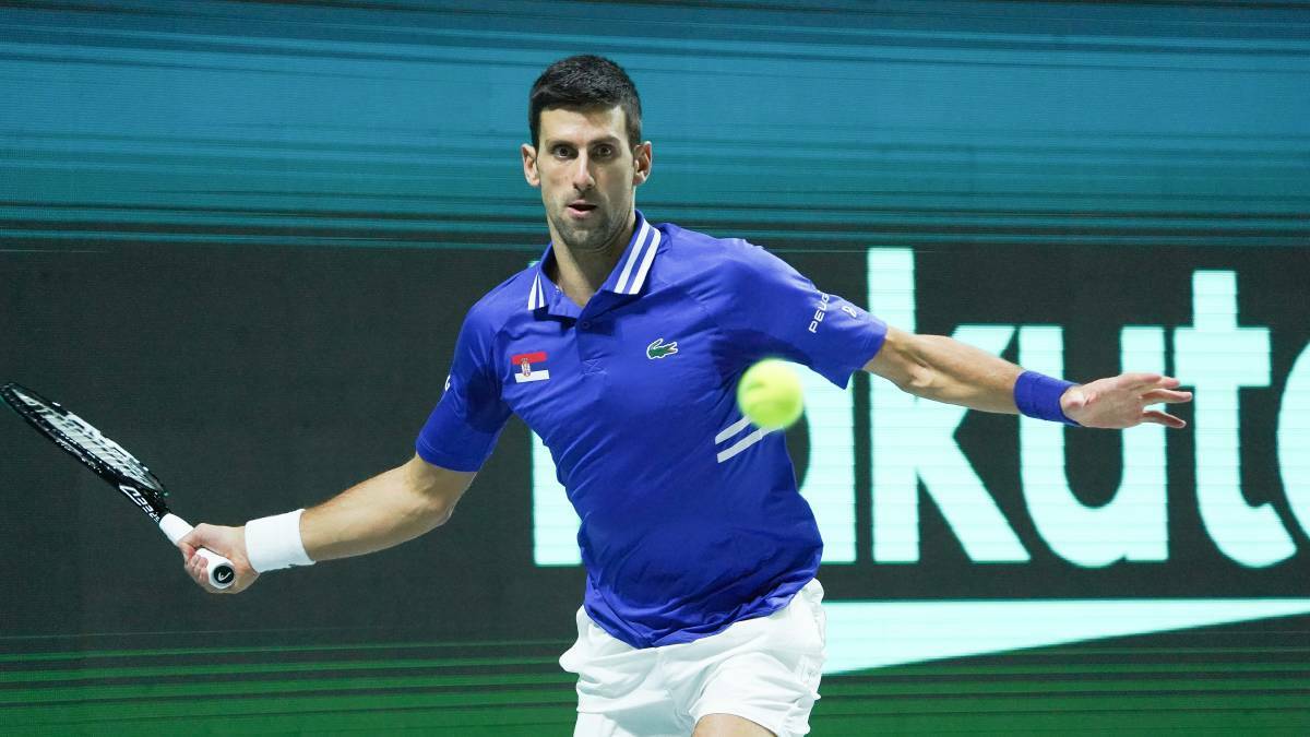  Novak Djokovic is stranded in Melbourne after having his visa cancelled. Picture: Getty Images 