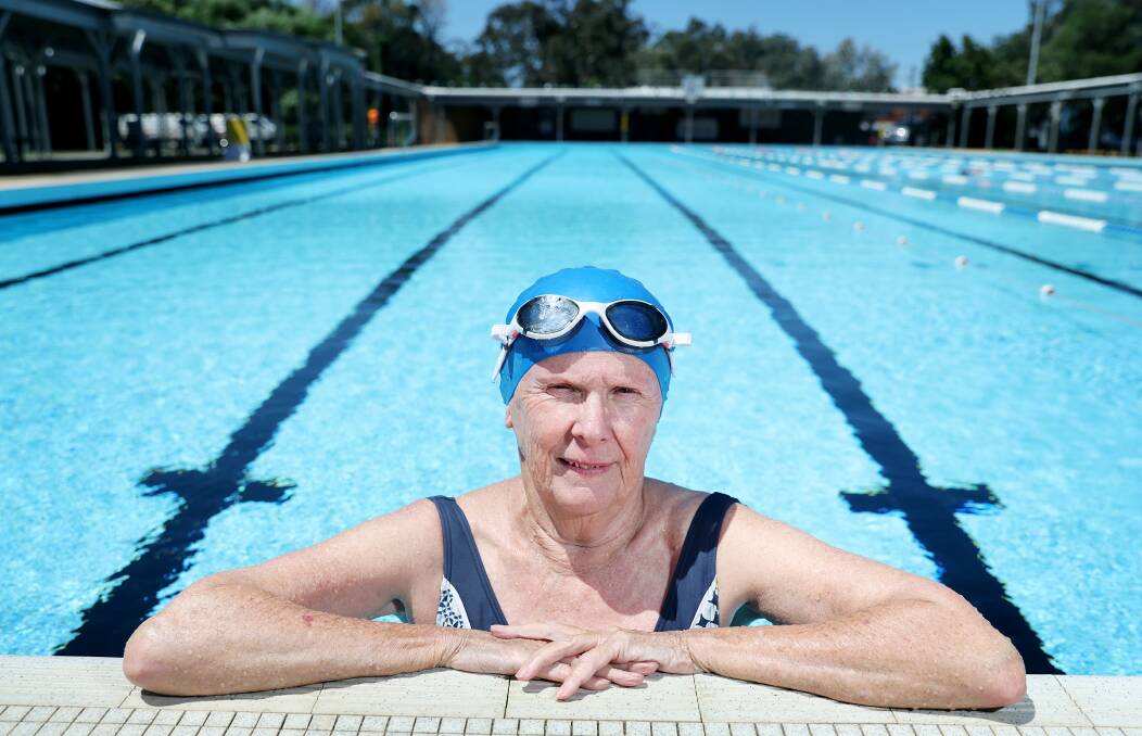 Carolynne Macdonald at Unanderra Pool in October 2023. Picture by Sylvia Liber