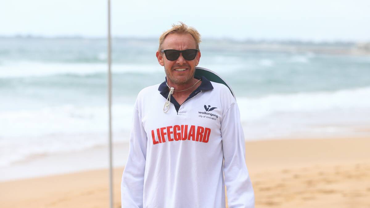 Steve Bloom, Lifeguard at Bulli Beach. Picture: Wesley Lonergan