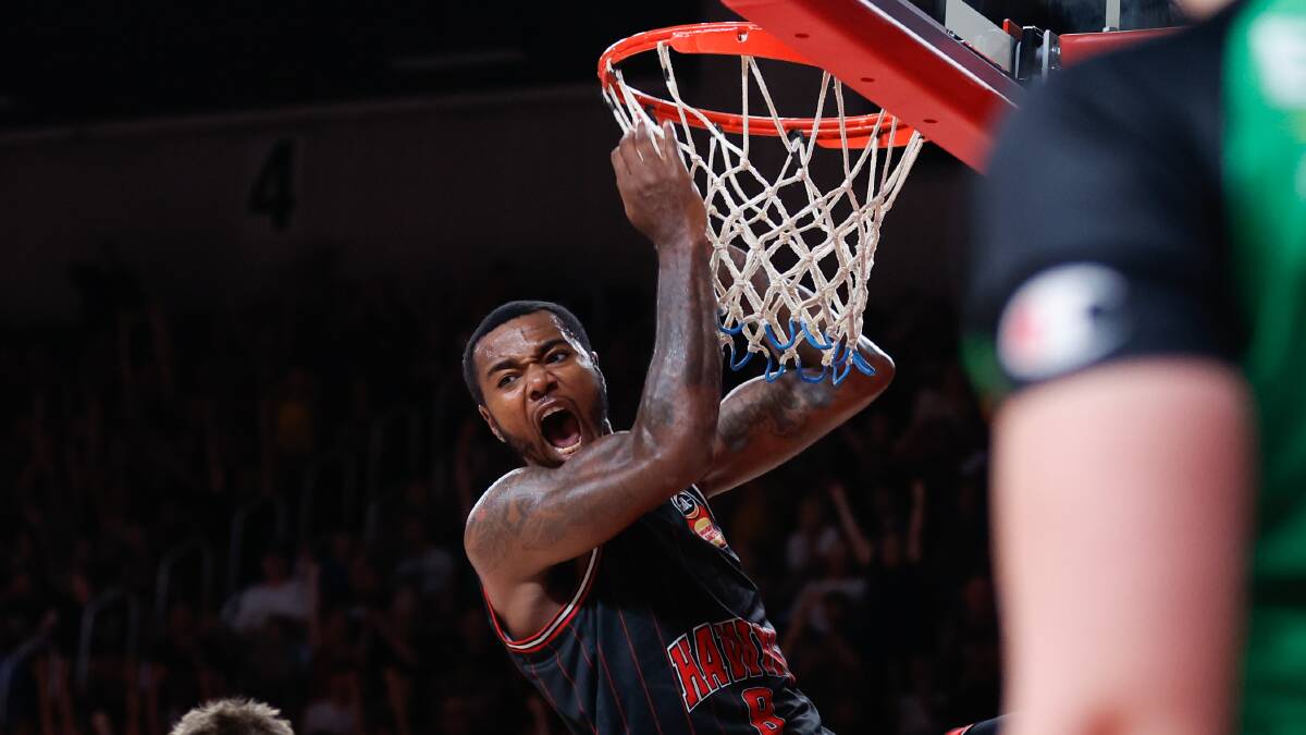 Gary Clark shines on court. Pictures by Anna Warr and Adam Mclean