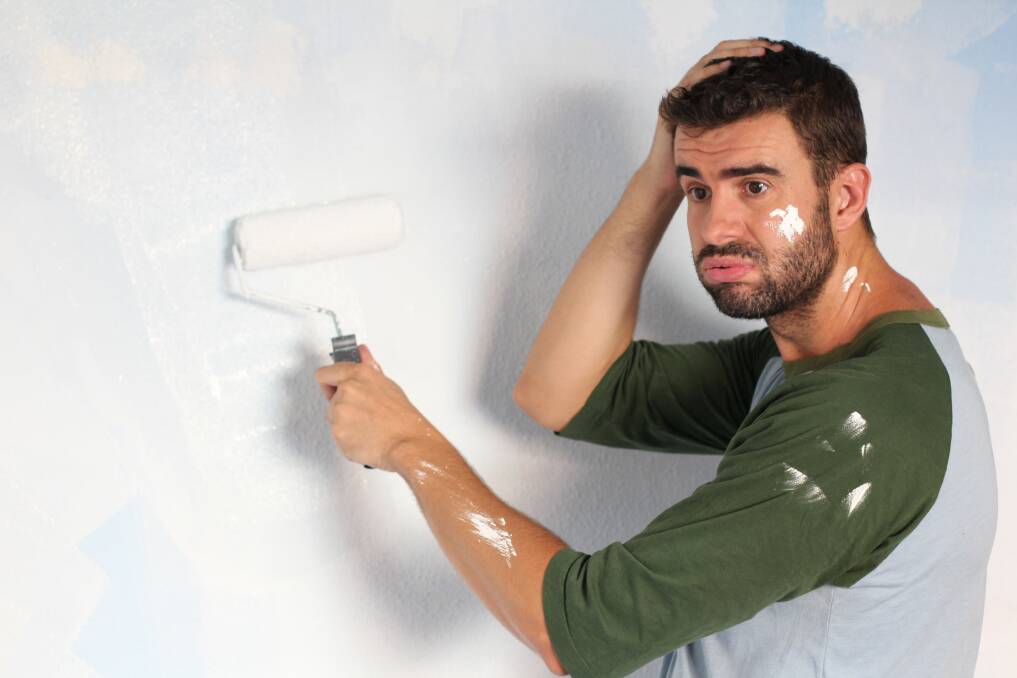 Help: The research found that men (12 per cent) are more likely than women (5 per cent) to say they prefer to do jobs around the home without professional help, though 22 per cent of men admit their DIY required a professional to fix.  