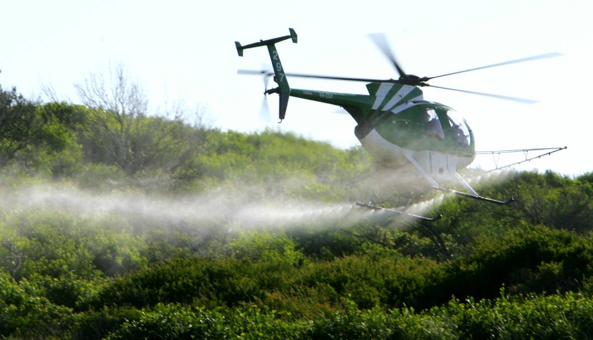 GET THE DRIFT: An independent expert will look at whether the aerial spraying program can be replaced by other methods.