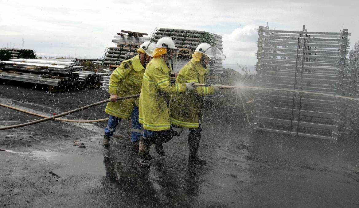 That was then: Delta mine workers from Wongawilli in action at the mines rescue competition in 2007.