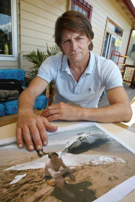 Project leader: Brad Kenyon was involved in the 1993 burial of a dead whale at Port Kembla. Picture: Ken Robertson
