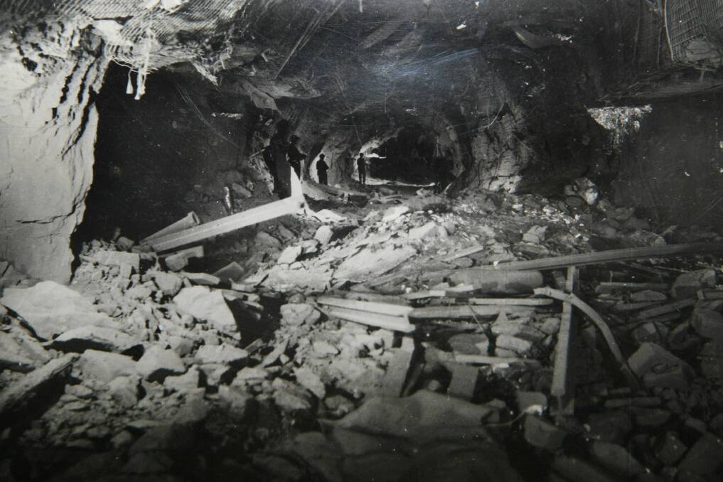 The Appin Mine disaster of 1979. The blast in the then Australian Iron and Steel mine left 38 children fatherless and lives tattered. The explosion was ignited by a rush of methane gas around 11pm in K panel, a remote tunnel of the mine about 3km underground. Picture: Fairfax archive