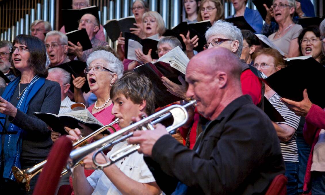 Illawarra Choral Society in 2011. Picture: Fairfax File