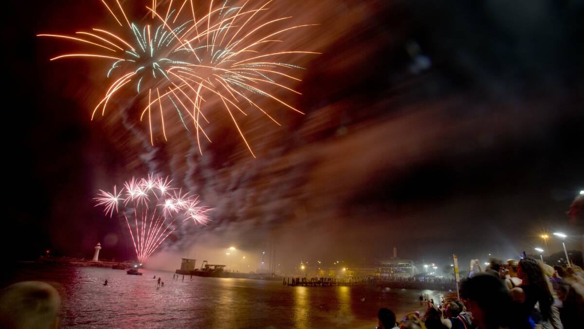 FLASHBACK: Fireworks at Wollongong Harbour in 2013. Picture: Adam McLean
