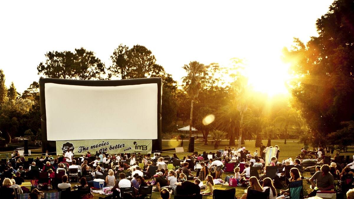 Sunset Cinema returns to Wollongong Botanic Gardens for summer 2017/18. Picture: Supplied
