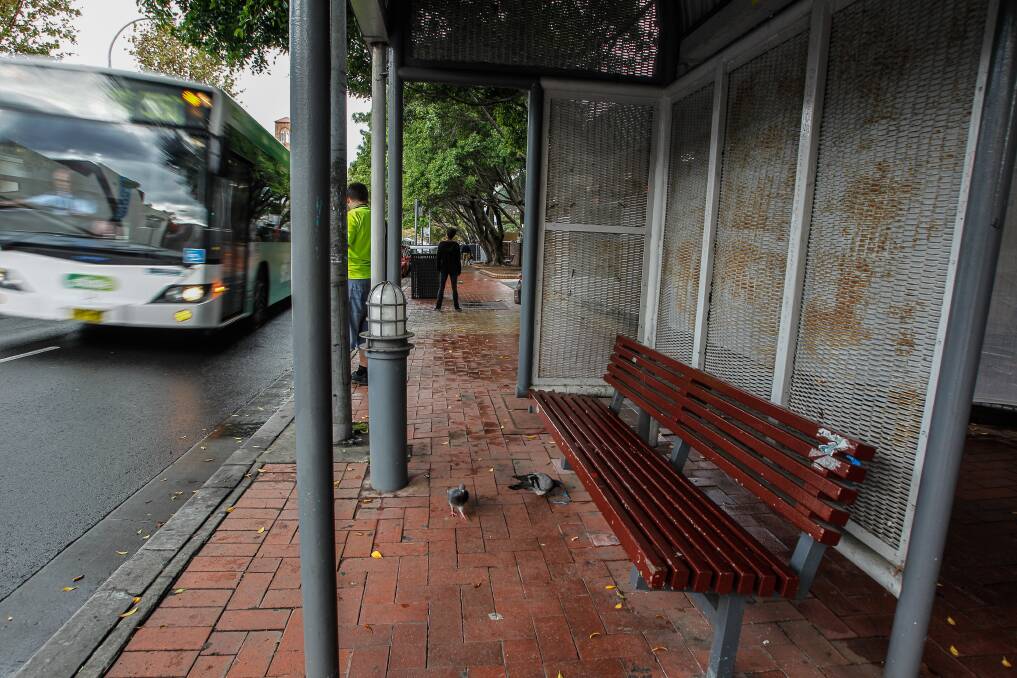 Gimme shelter: Improvements to bus shelters in the Illawarra would encourage more people to use public transport, said a Greens candidate for Wollongong City Council. Picture: Christopher Chan