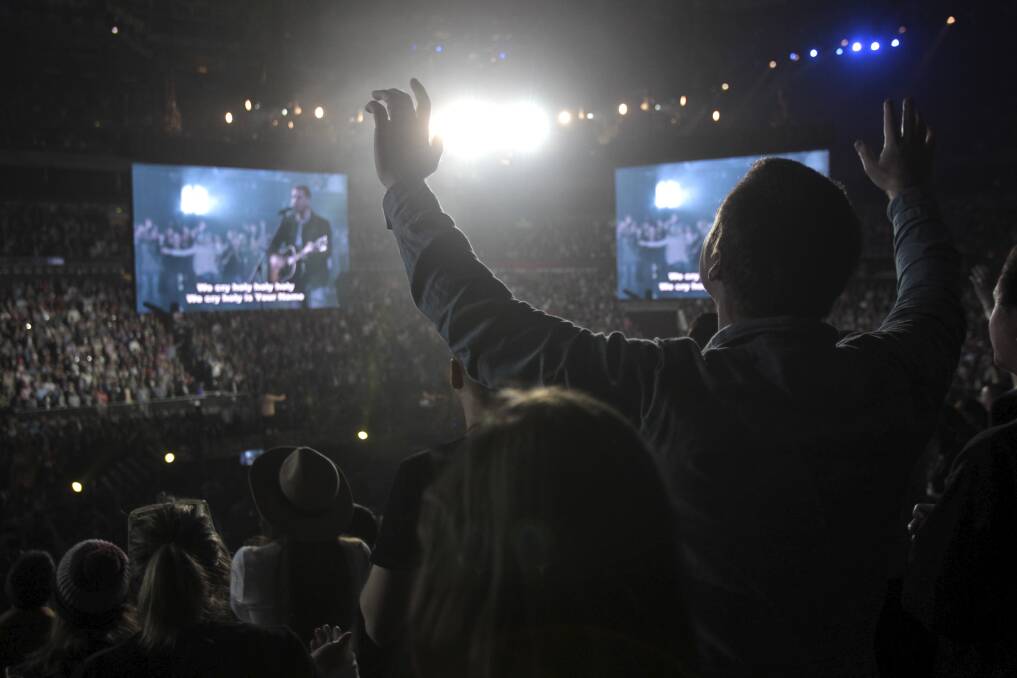 The annual Hillsong religious conference would be classed as "extreme risk" according to a new rules to be enforced by the Independent Liquor and Gaming Authority. Picture: Tony Walters