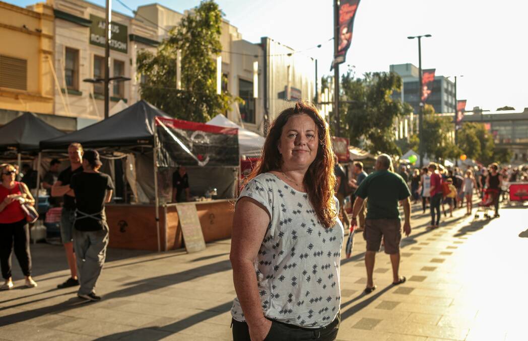 The force behind Eat Street and Foragers, Kirrily Sinclair, says her favourite movie to watch on the big screen is 'Muriel's Wedding'. Picture: Adam McLean