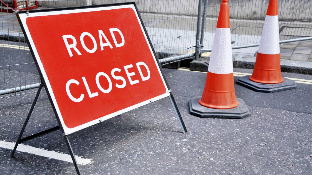 Part of Queen Street at Berry is closed for the next four weeks.
