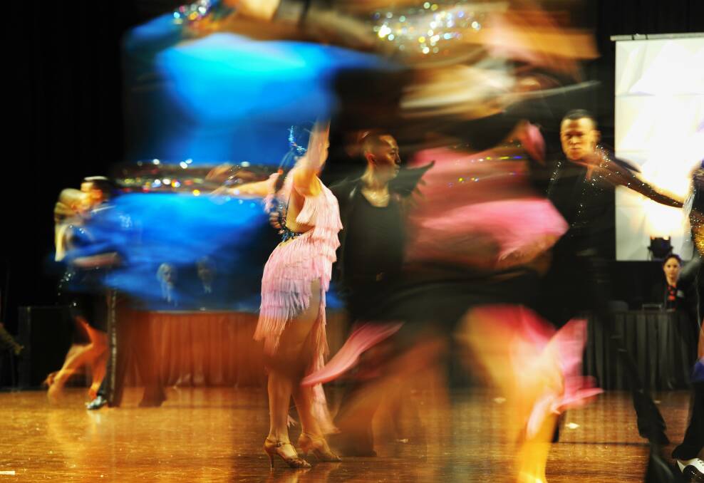 COLOURFUL SPORT: After more than three decades in Canberra, the DanceSport Australia National Championship is moving to Wollongong. If the June event goes well it may stay in the Illawarra. Picture: Melissa Adams