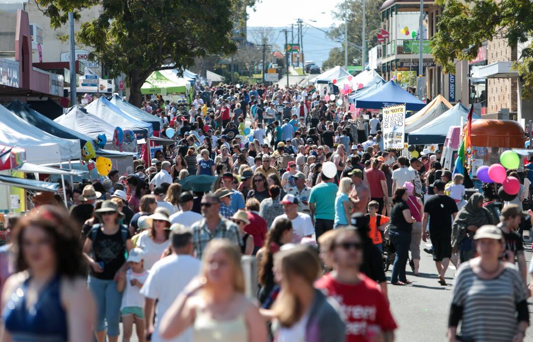 FLASHBACK: Crowds flock to Spring Into Corrimal in 2015. This year the event will fund raise for Illawarra Convoy, Perthes Kids Foundation and Saving Chloe Saxby. Picture: Adam McLean