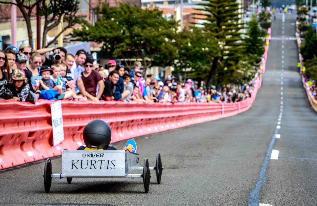 Sad day: June 2017 saw the end of the popular Port Kembla Billy Cart Derby with the chamber of commerce opting not to continue running it. Picture: Georgia Matts