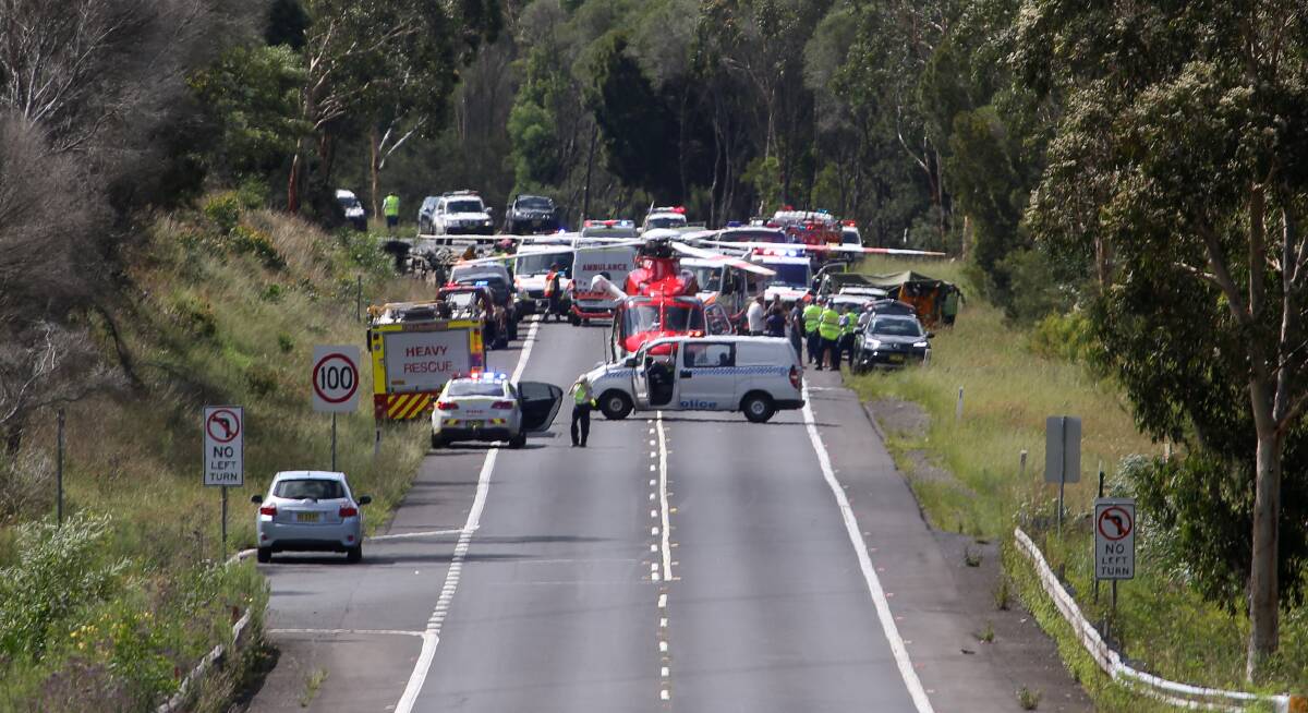 In February 2016 a three-car crash claimed the life of a 4WD driver. Picture: Robert Peet