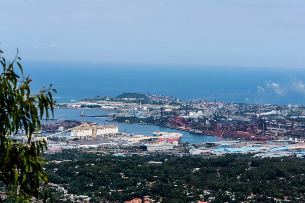 Port Kembla is the preferred location of the state's first liquefied natural gas export terminal, worth as much as $300 million. Picture: GEORGIA MATTS