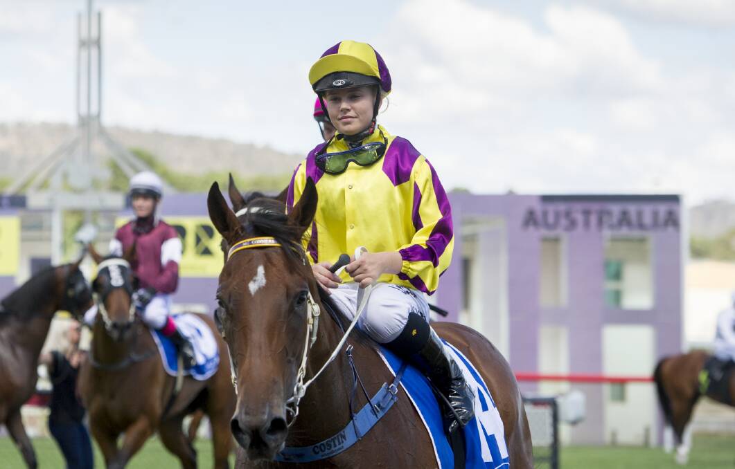 HURT: Kembla jockey Winona Costin broke both her wrists in a fall at Wellington over the weekend. Brock Ryan also was injured. Picture: JEFFREY CHAN