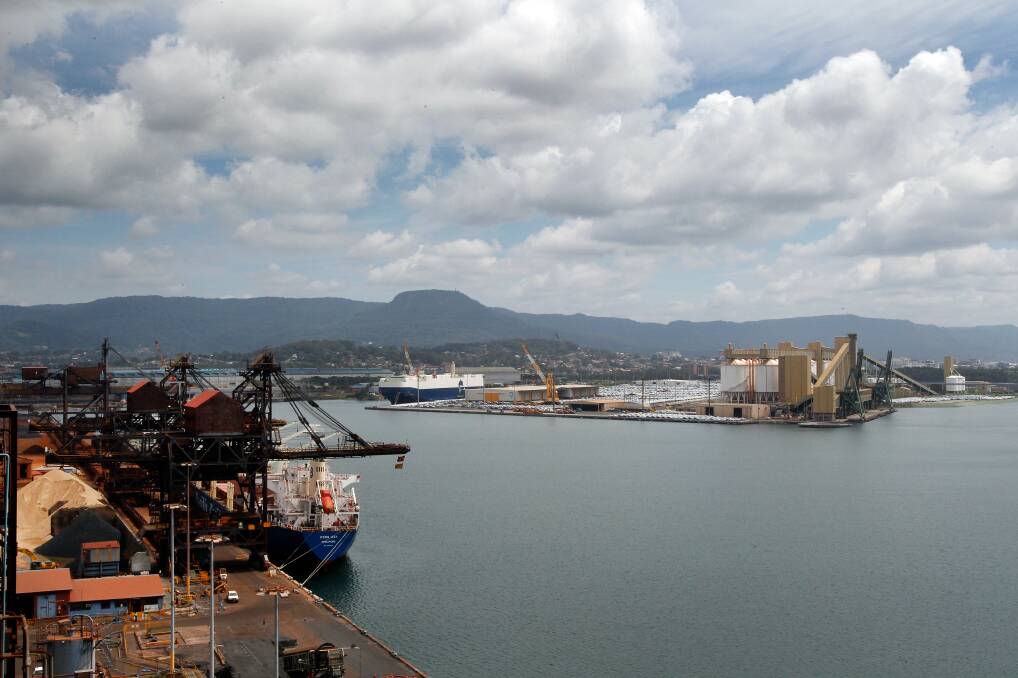 There are claims NSW Ports, the leaseholder of Port Kembla, is in talks with a company to build a container terminal here. Picture: Sylvia Liber
