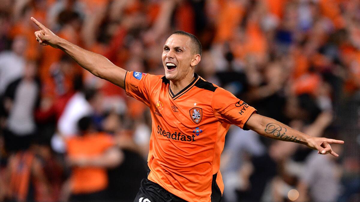 COMMUNITY MINDED: Brisbane Roar defender Jade North will kick-off his Kickin With A Cuz initiative in the Illawarra this week. Picture: GETTY IMAGES