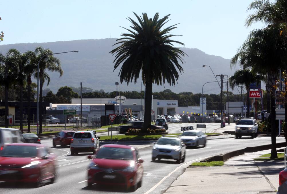 better flow: An upgrade to the Gilligan's Island roundabout in Wollongong could help reduce traffic congestion. Picture: Robert Peet