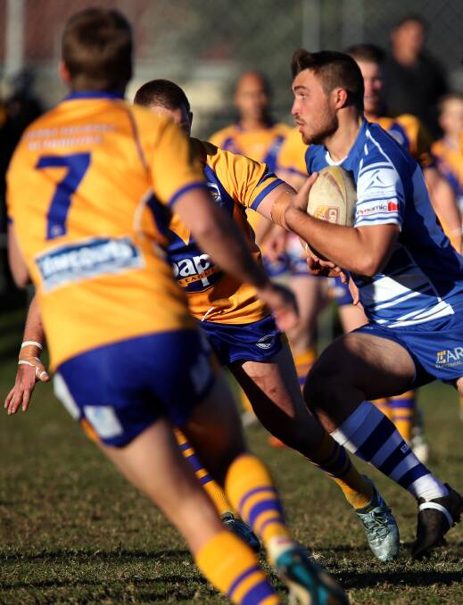 BIG-GAME MENTAITY: Thirroul prop Jack Noble says his side need to find another gear against Collegians this week. Picture: Sylvia Liber.