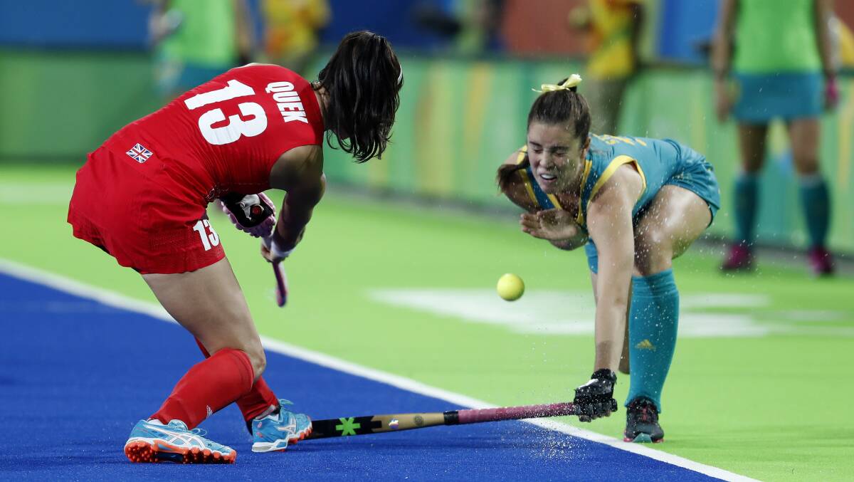 National honour: Gerringong's Grace Stewart has been joined by Blackbutt's Mikaela Patterson in the Hockeyroos squad. Picture:AP Photo/Dario Lopez-Mills.