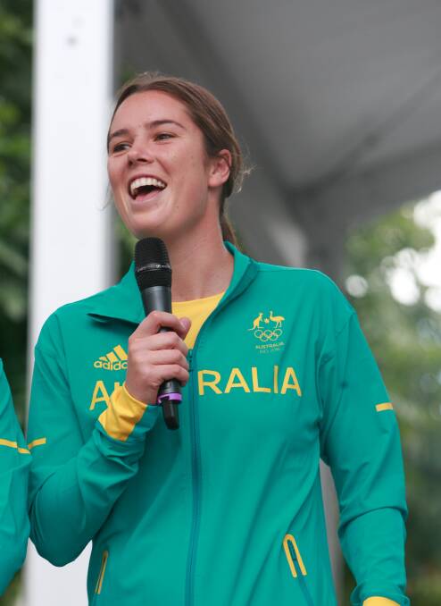 Bronzed Aussie: Grace Stewart finished third at the Junior World Cup. 