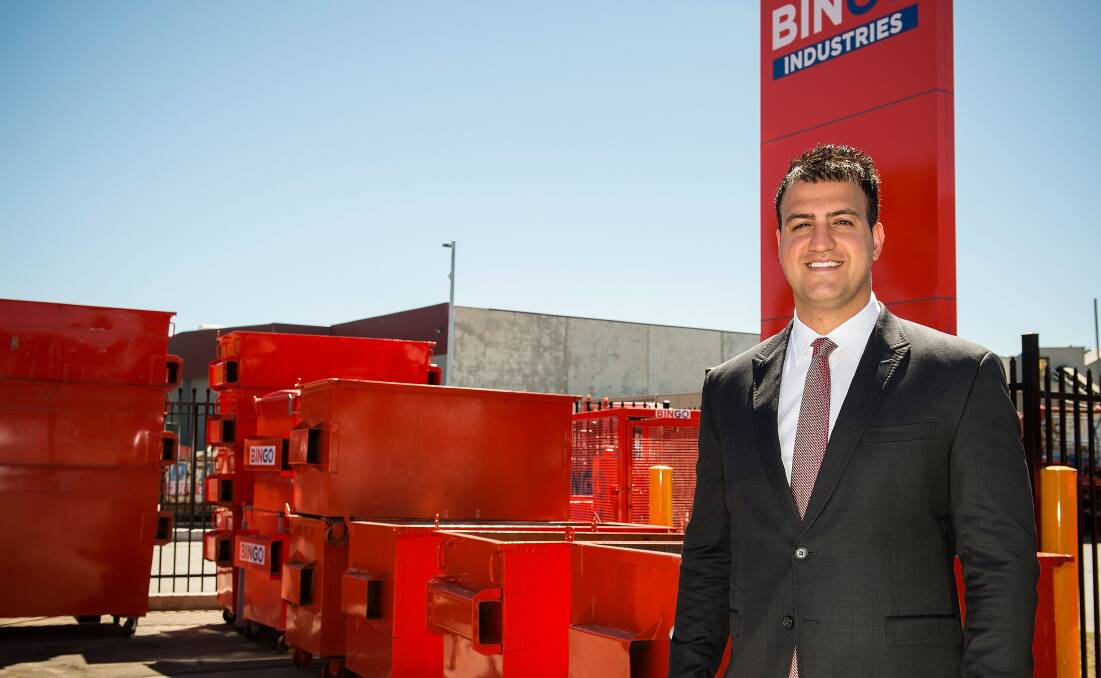 Bingo Industries CEO Daniel Tartak ... two Illawarra businesses bought by the company this year have attracted attention from the EPA this week.