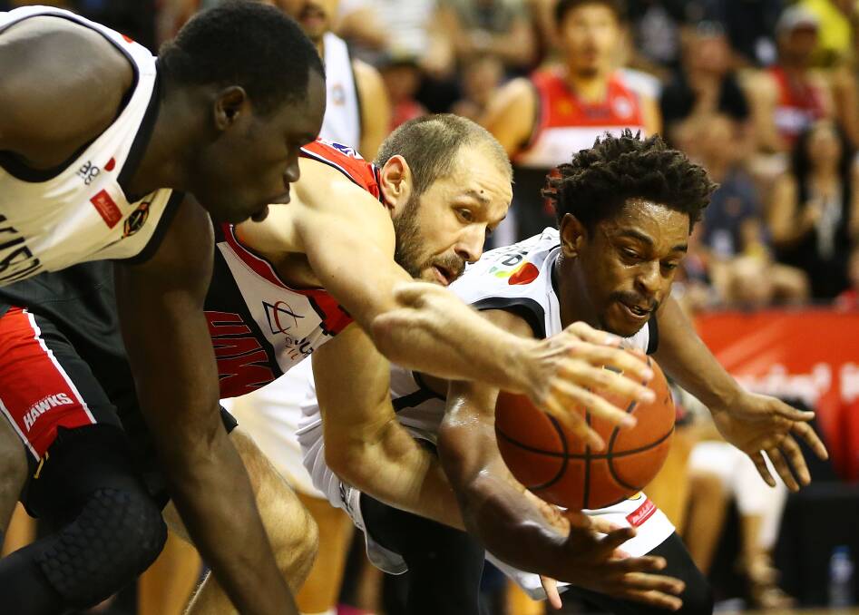 BUNCHED FIELD: With only five rounds left to play all eight teams are left scrambling for a spot in the NBL play-offs. Picture: Getty Images