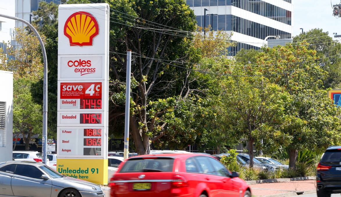 Illawarra motorists are feeling the pinch after petrol prices jumped by almost 20 cents since last week. Picture: Adam McLean
