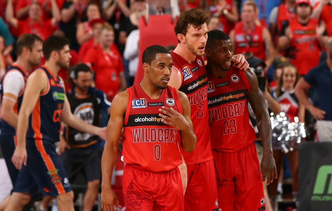STAR POWER: Wildcats imports Bryce Cotton (left) and Casey Prather (right) will look to provide the Illawarra Hawks with some headaches this final series. Picture: GETTY IMAGES