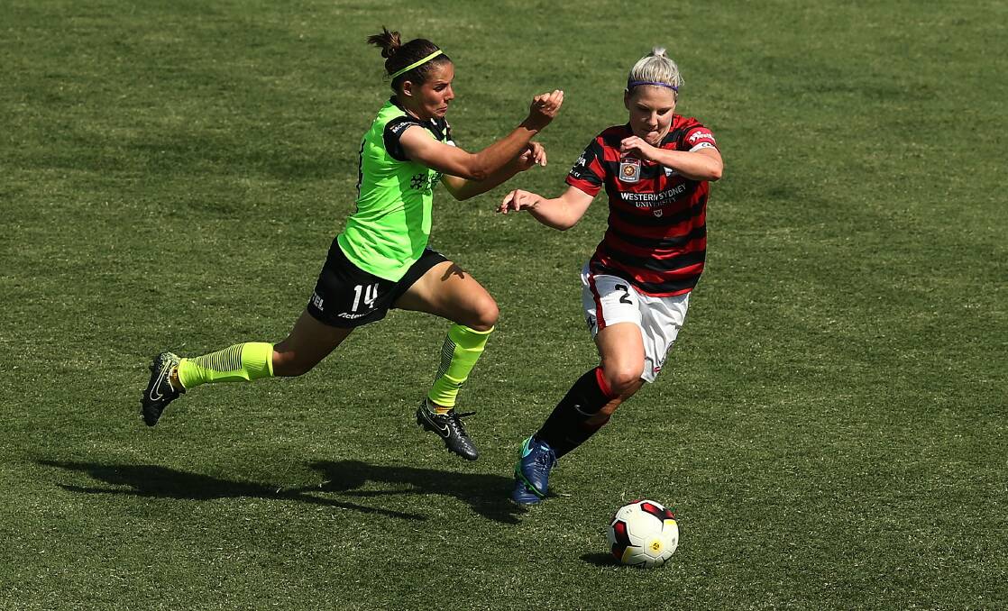 STAR: Stingrays gun Caitlin Cooper claimed the Wanderers W-League player of the year during the week. Picture: GETTY IMAGES