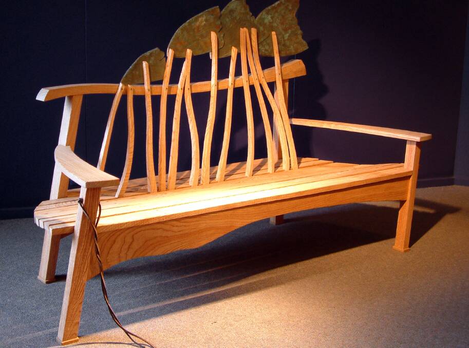A piece of furniture by Leon Sadubin in 2003. Picture: Fairfax File