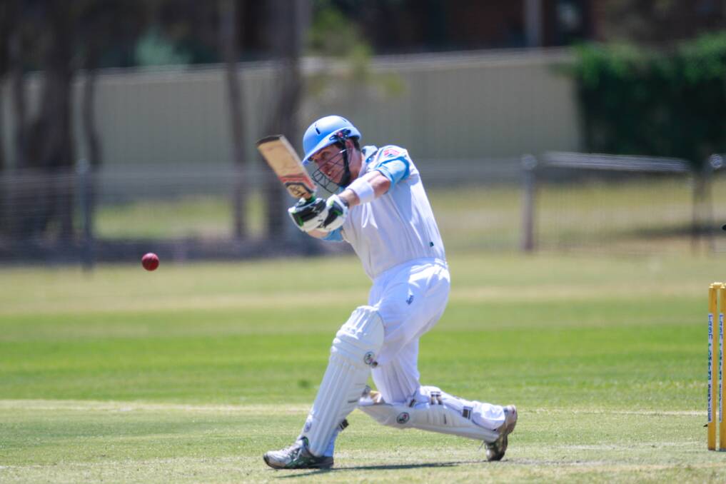 Important innings: Andrew Twyford top-scored for the Rats. 