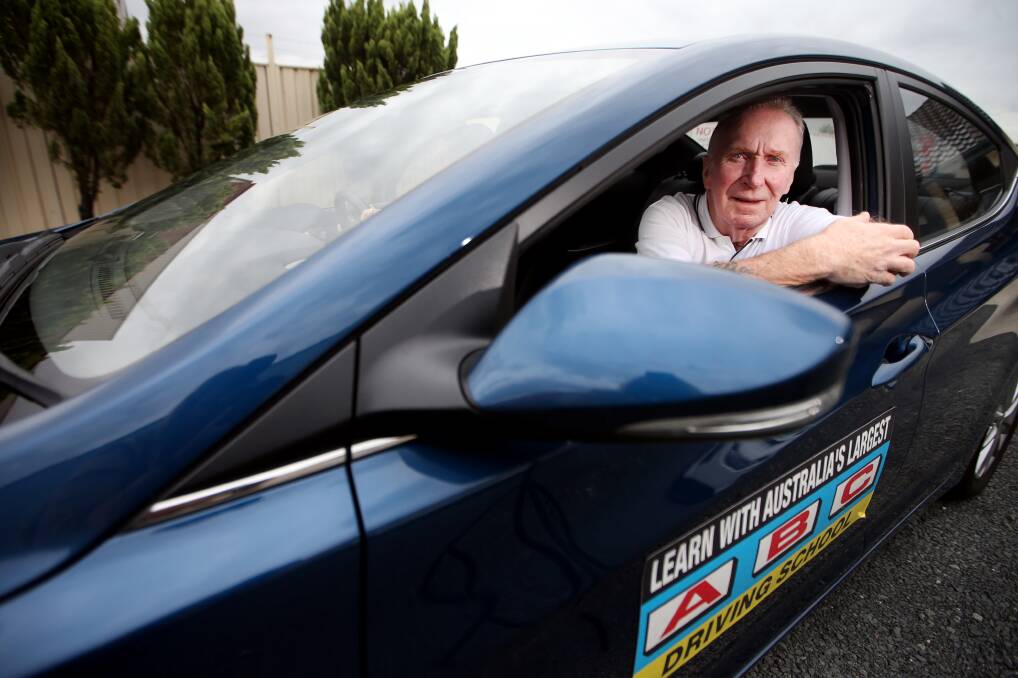 Wollongong ABC Driving School owner Mike Hyne supports a possible change that would replace learner driver logbooks with an app. Picture: Sylvia Liber