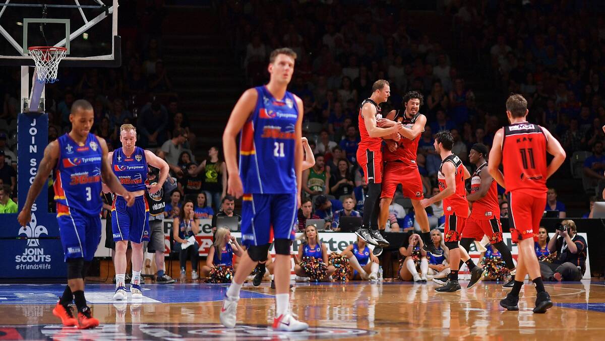 UNDERDOGS: The Illawarra Hawks beat Adelaide 36ers on Thursday night to progress to the grand final series. Picture: GETTY IMAGES