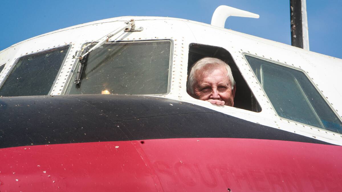 READY TO FLY: HARS president Bob De La Hunty. Picture: Georgia Matts