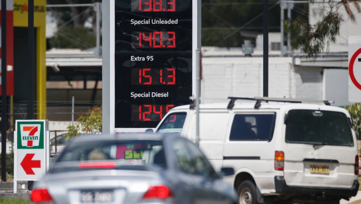 Buying petrol in Albion Park Rail can be expensive, with prices up to 16 cents higher than in Sydney. Picture:  Adam McLean