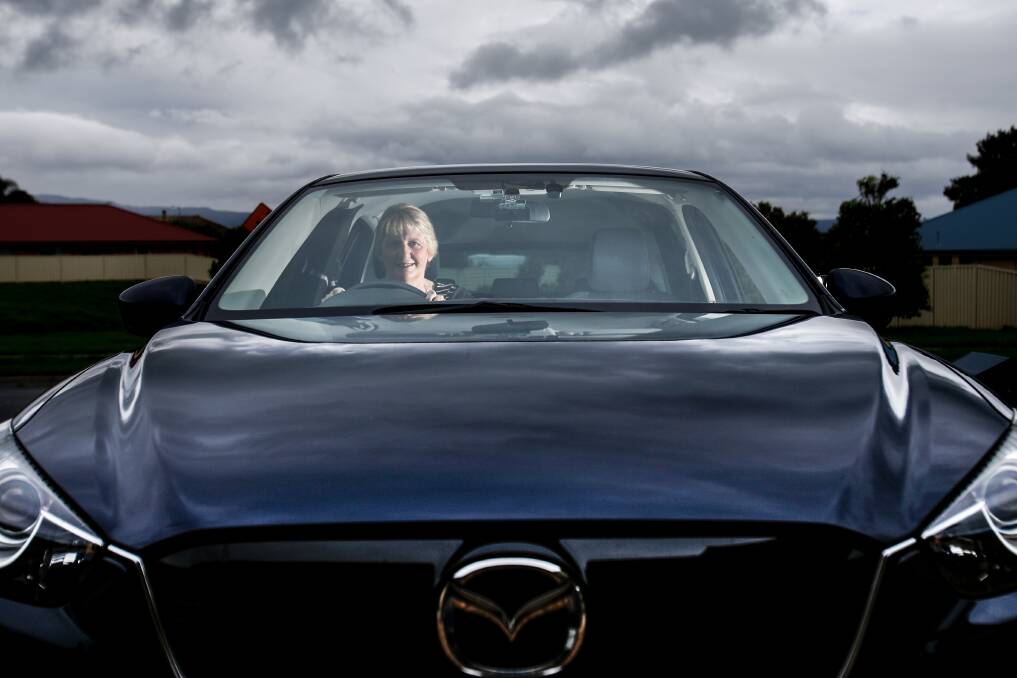 Albion Park's Jenny Govers will be one of the Illawarra's UberX drivers on the road when the rideshare service starts in the region at noon on Thursday. Picture: Adam McLean