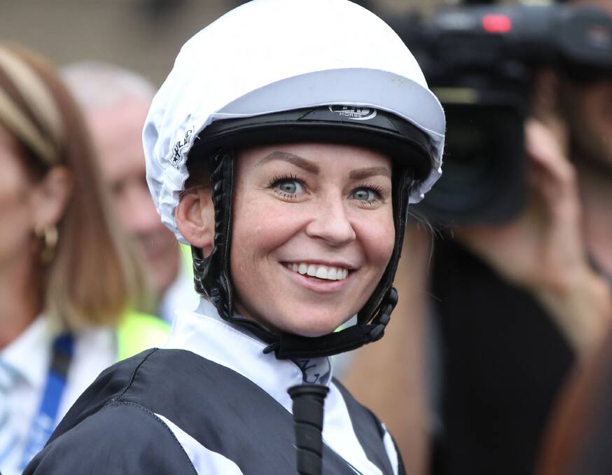 LEAD THE WAY: Jockey Kathy O'Hara rode three winners, including the winner of the Nowra Cup, on Sunday. Picture: Bradleyphotos.com.au