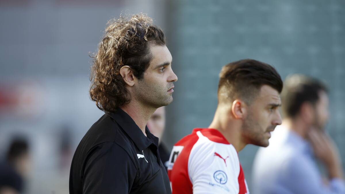 DEFEATED: Wolves coach Jacob Timpano felt his side were second best against Sydney United 58 in their loss on Easter Monday. Picture: ADAM McLEAN
