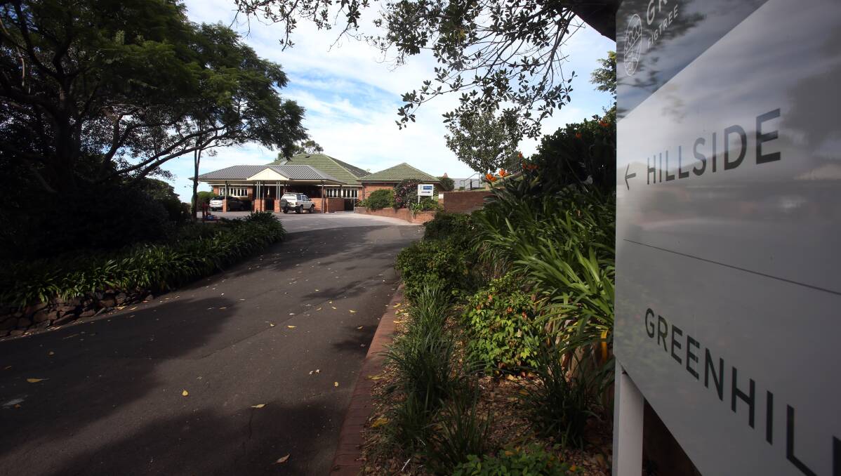 On notice: Hillside at Figtree needs to improve standards in 18 key areas or its approval as a provider of aged care services may be revoked in November.